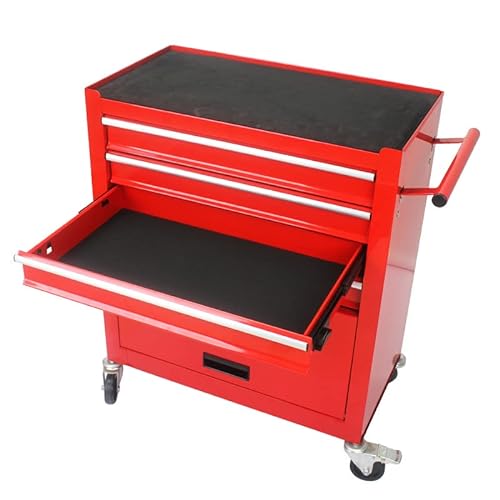 Bi Fang Roller Cart Storage Chest Box with Wheels