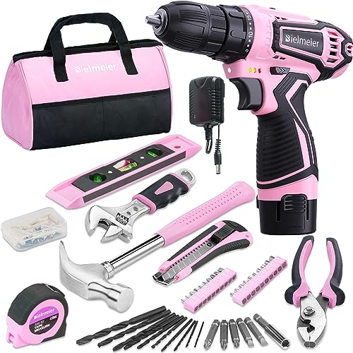 Bielmeier 12V Pink Cordless Drill Kit