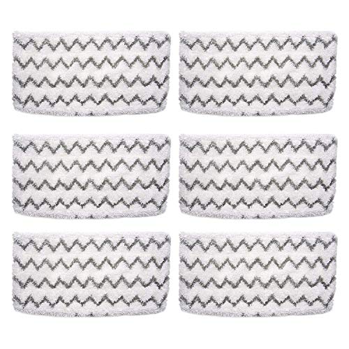 BIHARNT 6 Pack Steam Mop Replacement Pads