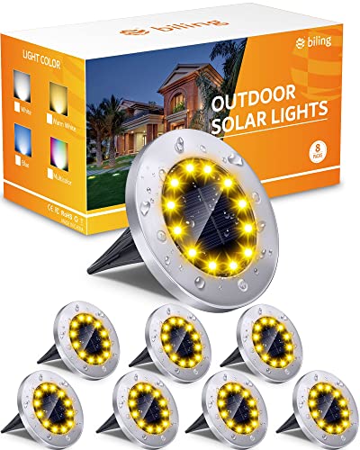 Biling Solar Ground Lights Outdoor