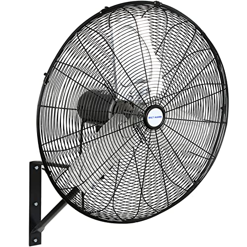 BILT HARD 6500 CFM High Velocity Industrial Wall Fan - 3-Speed Oscillating Fan
