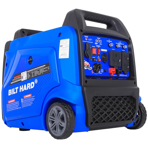 5500W Dual Fuel Inverter Generator with Electric Start - RV Ready
