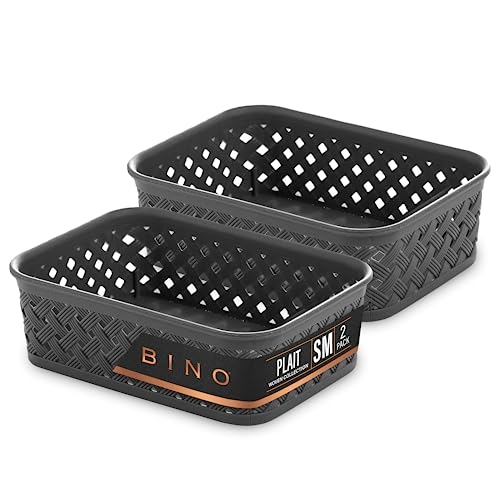 BINO Plastic Storage Basket - Grey