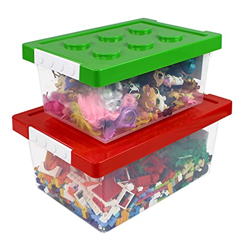 Brick Shaped Toy Organizers for Lego, Barbie, Hot Wheels