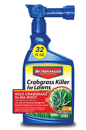 BioAdvanced 704115A Crabgrass Lawns with Weed Killer, 32 oz, Ready-to-Spray