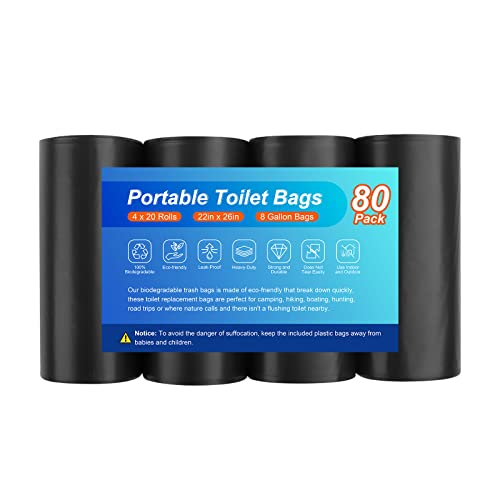 Biodegradable Portable Toilet Bags for Camping