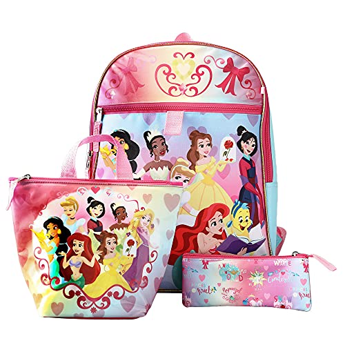 Bioworld Disney Princesses Backpack With Lunch box set