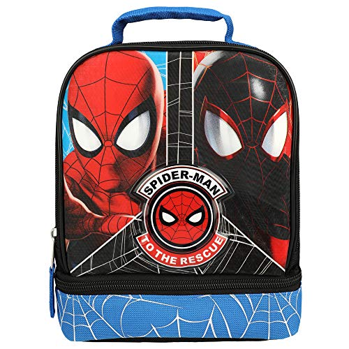 Marvel Spiderman Lunch Bag Set For Boys - Bundle with Superhero Insulated  School Lunch Box With Spiderman Stickers And More