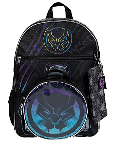 Bioworld Marvel Comics Black Panther 5-Piece Backpack Set