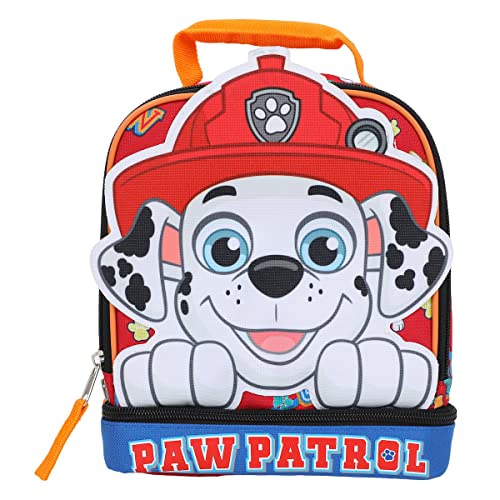 Bioworld Paw Patrol Marshall Square Double Compartment Insulated Lunch Box