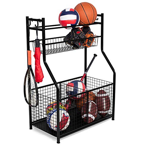 BirdRock Home Sports Equipment Ball Storage Rack