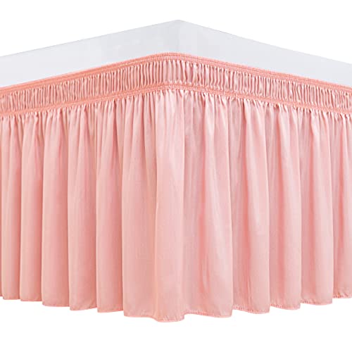 Biscaynebay Pink Adjustable Bed Skirt