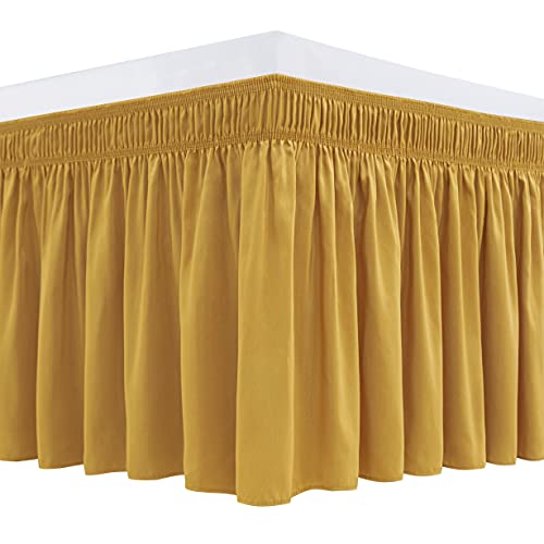 Biscaynebay Wrap Around Bed Skirts - Convenient and Elegant