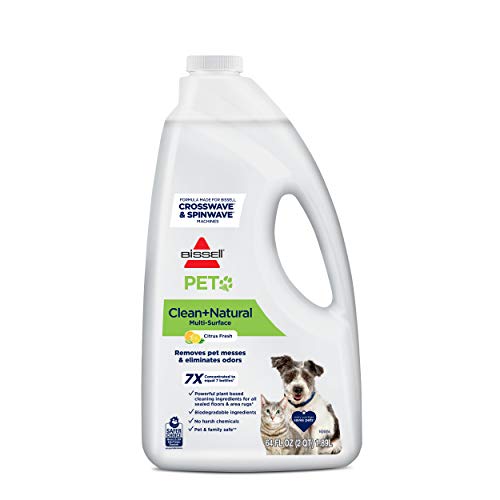 BISSELL PET Clean Multi Surface, 64 oz. Natural Formula, 64 Fl Oz (Pack of 1), Clear