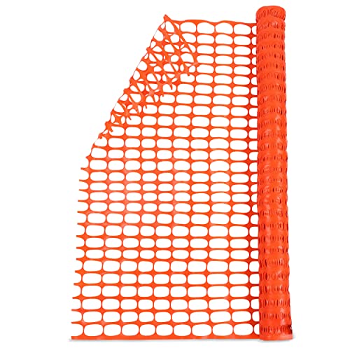 Orange BISupply 4x100 ft Yard & Event Fencing Roll