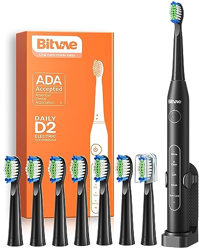 Bitvae Electric Toothbrush for Adults - Sonic Clean with 5 Modes