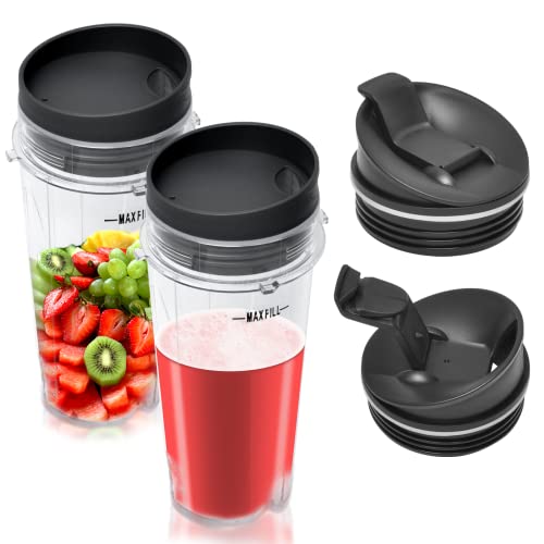BL660 Blender Cups with Sip & Seal Lids