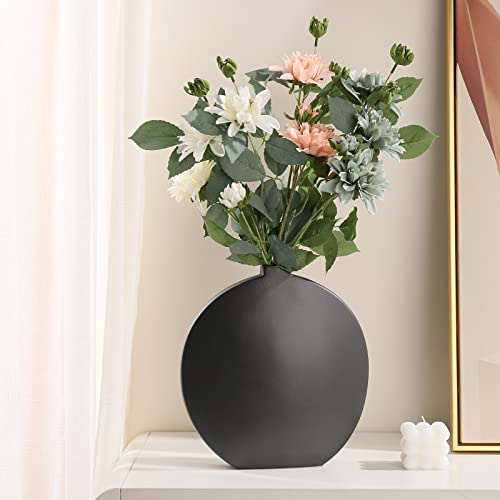 Black Ceramic Vase for Home Decor