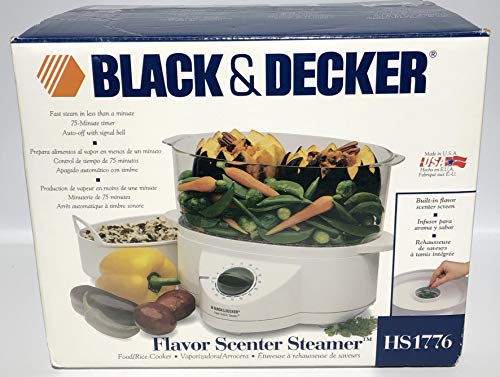 Black & Decker Handy Steamer Plus HS90 Food Rice Cooker Large Capacity