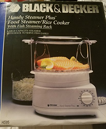 Black & Decker HS80 Handy Steamer Rice Cooker - White for sale