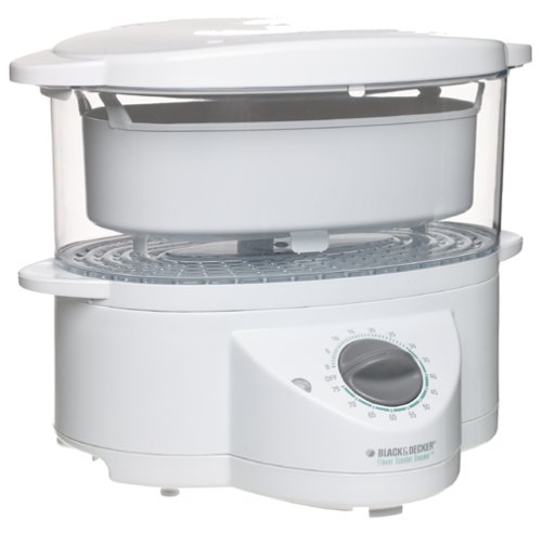 NESCO Food Steamer With Rice Bowl, Double Decker, BPA FREE, 5-Qt