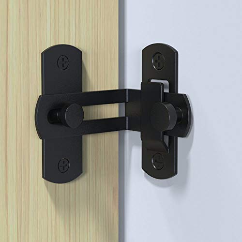 Black Double Fold Door Lock