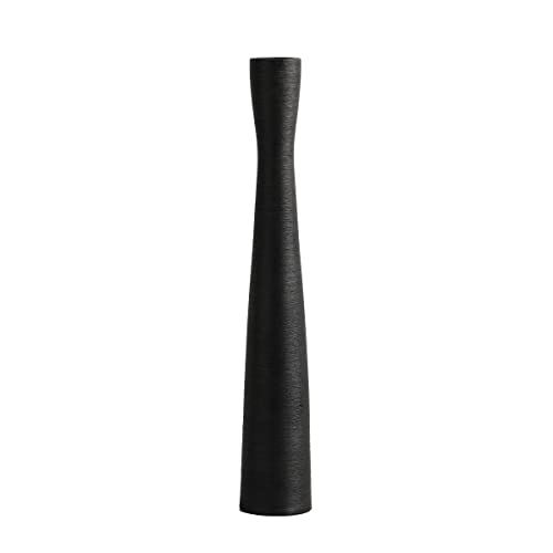 Black Floor Vase Ceramic - Modern Minimalist Style