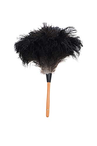 Black Ostrich Feather Duster (14")