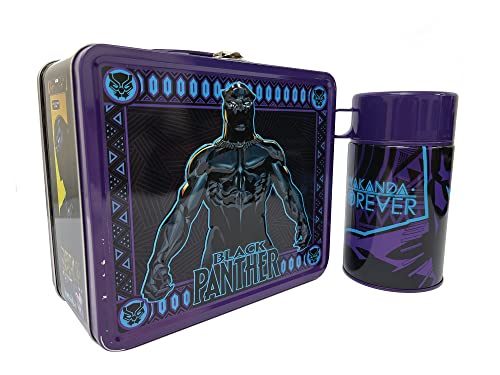 Black Panther Lunchbox with Thermos
