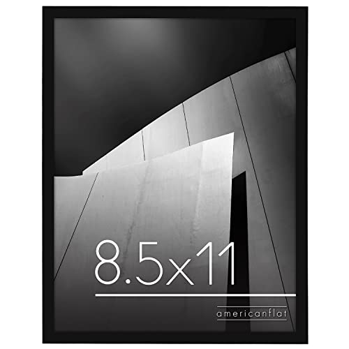 Black Picture Frame with Shatter Resistant Glass