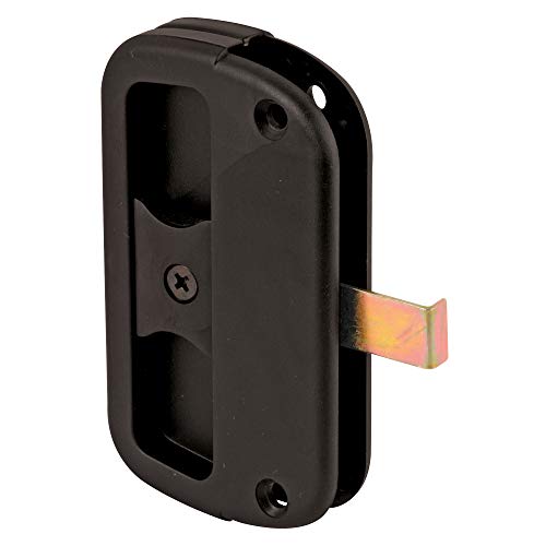 Black Plastic Sliding Screen Door Latch and Pull