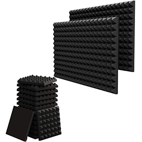 Black Pyramid Acoustic Wall Panels