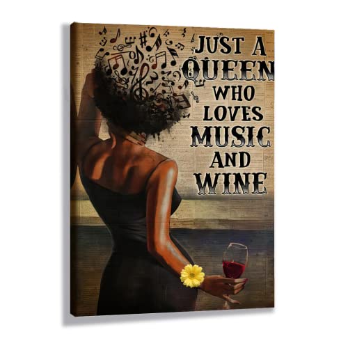 Black Queen Poster African American Wall Art