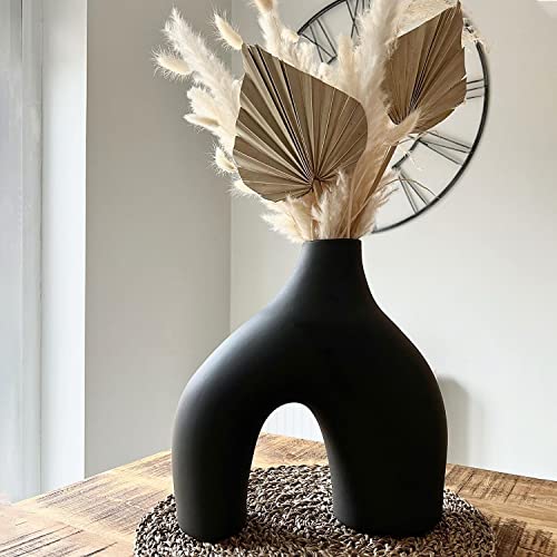 Black Vases Home Decor