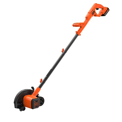 VEVOR Lawn Edger, 20 V Battery Powered Cordless Edger, 9-inch Blade Edger  Lawn Tool with 3-Position Blade Depth, Battery and Charger Included, for  Lawns, Driveways, Borders, and Sidewalk Edges