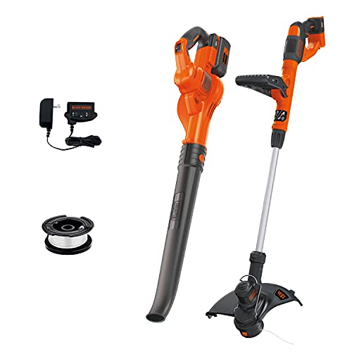 BLACK+DECKER LSW221 20V MAX* Cordless Lithium-Ion Sweeper Kit, 1.5Ah 