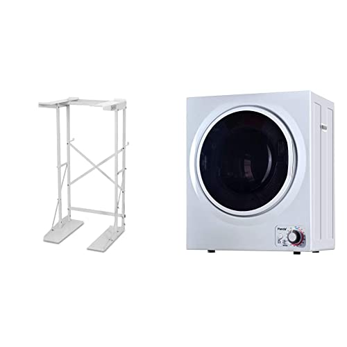 Stackable Washer Dryer Stand & Compact Electric Laundry Dryer