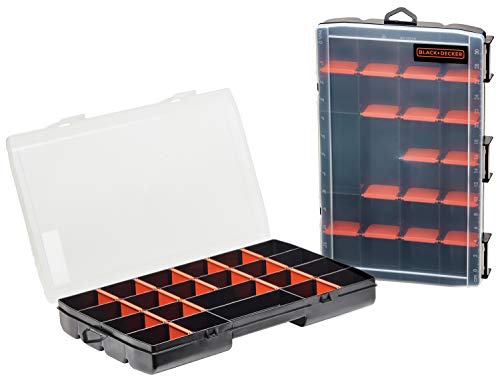 BLACK+DECKER Plastic Organizer Box with Dividers