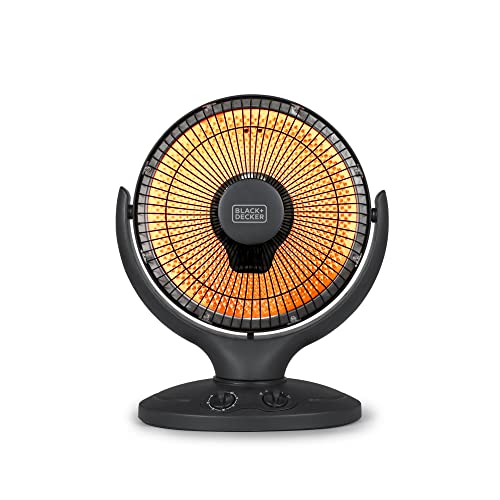 BLACK+DECKER Portable Oscillating Room Heater with Timer & Overheat Protection