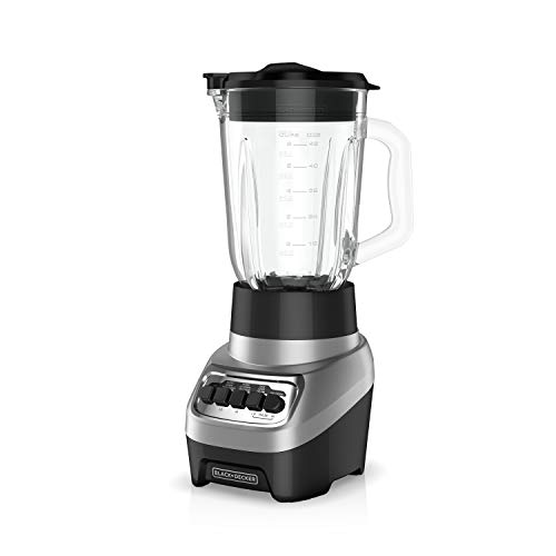 PowerCrush Multi-Function Blender, 6-Cup Glass, 4 Speed, Silver