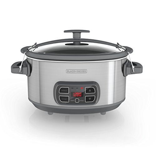 BLACK+DECKER SCD1007 7 Quart Slow Cooker with Digital Timer