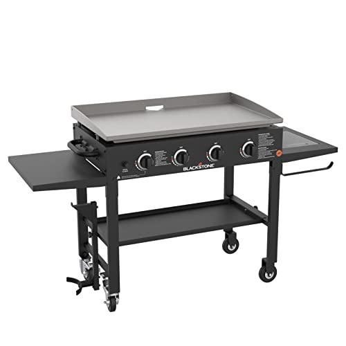 Blackstone 36" Cooking Station Propane Griddle with Side Shelf