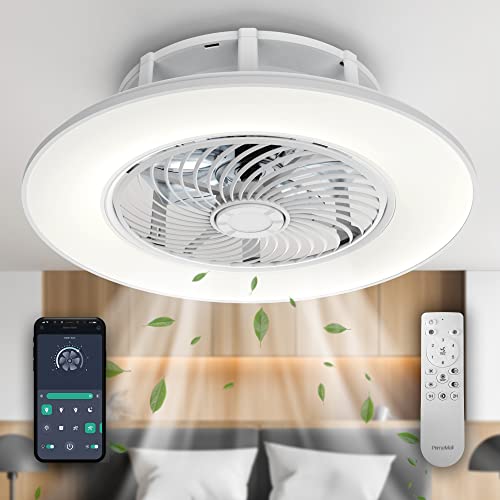 Bladeless Ceiling Fan with Light and Remote Control