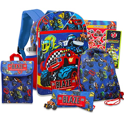 Blaze and the Monster Machines Backpack Set