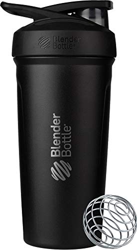  Blender Bottle BlenderBottle Classic Shaker Bottle Perfect for  Protein Shakes and Pre Workout, 20-Ounce (3 Pack), Clear/Black and Black  and Pebble Grey : Health & Household