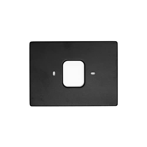 Aluminum Wall Plate for Honeywell WiFi Thermostat (Black)