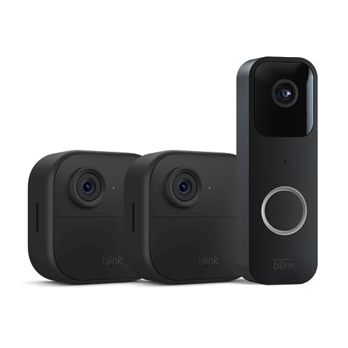 Blink Video Doorbell + 2 Outdoor 4 smart security cameras