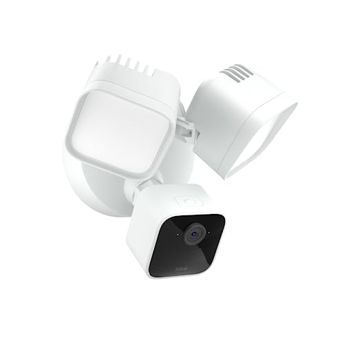 Blink Wired Floodlight Camera – Smart security camera (White)