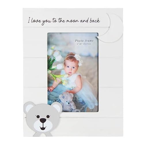 BlissBoutique Hand Painted Baby Photo Frame