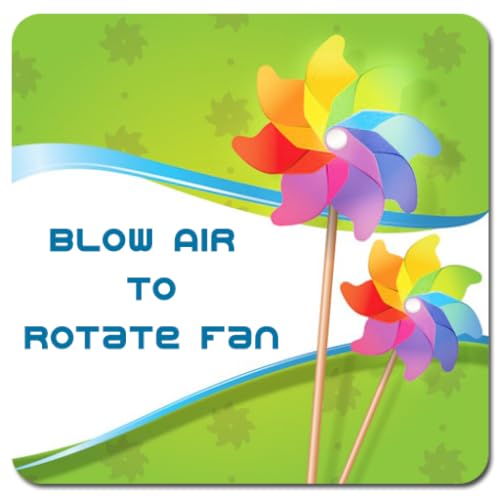 Blow to rotate fan